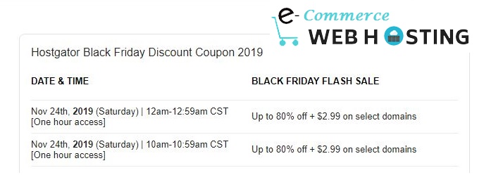 hostgatore black friday flash sale 2019