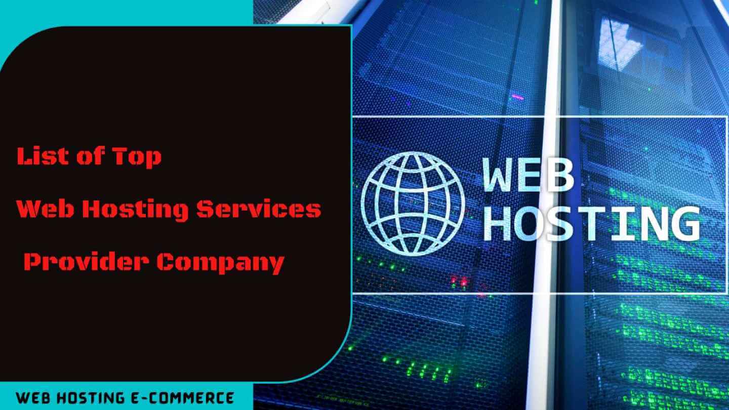 List of Top 20 Web Hosting Services Provider Company