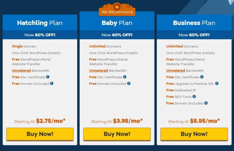 HostGtaor Web Hosting Plan