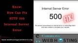 How Can Fix HTTP 500 Internal Server Error For WordPress & Ecommerce Site