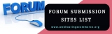 Do Follow Free Forum Submission Sites List 2021